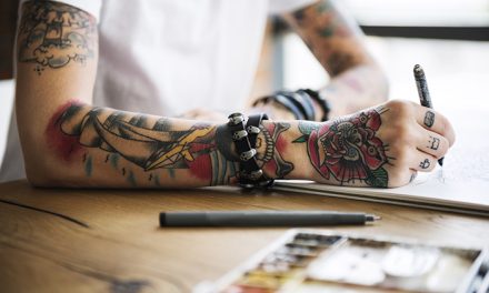 Seni Permanen Tatto Di Bagian Tubuh Dan Bentuk