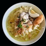 Hidangan Indonesia Soto Dengan Campuran Rempah