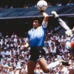 Sang Legenda Sepak Bola Maradona Tangan Tuhan