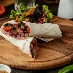 Makanan Khas Turki Sebuah Kebab Dengan Isian
